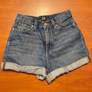BDG UO Cuffed Mom High Rise Shorts